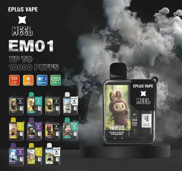 MEEL x Labubu 聯名拋棄式電子煙｜10000口 8.5ml 550mAh 3%尼古丁鹽 台灣現貨